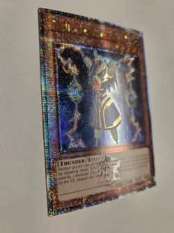 Thunder King Rai-Oh RA03-EN206 Quarter Century Secret Rare Yugioh 1st Edition NM - Image 2