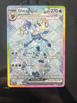 Pokemon Glaceon ex 150/131 Special Illustration Rare Full Art Tera Holo Card - Image 2