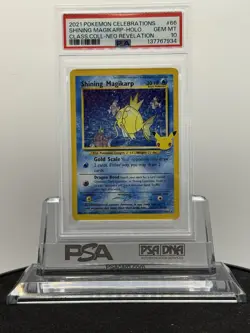 Pokemon TCG Shining Magikarp Celebrations Classic Collection Card 66/64 PSA 10 - Image 1
