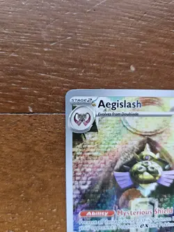 Aegislash 210/182 Illustration Rare Holo Pokemon Card Paradox Rift Full Art - Image 3