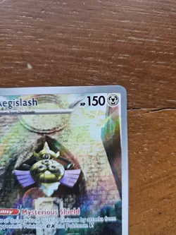 Aegislash 210/182 Illustration Rare Holo Pokemon Card Paradox Rift Full Art - Image 4