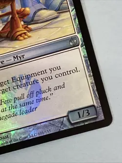 Brass Squire 101 Mirrodin Besieged FOIL MTG TCG CARD NM - Image 5