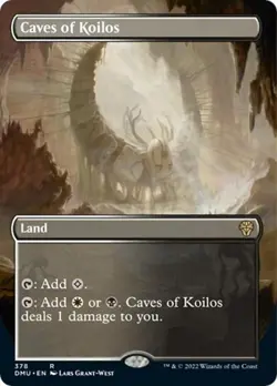 Caves of Koilos (Borderless) -Foil Near Mint MTG Dominaria United - Image 1
