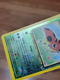 Ledyba 7/18 Southern Islands Reverse Holo Promo Single Pokemon Card MP - Image 2
