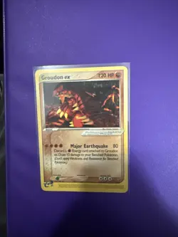 Groudon EX - 002 - Pokemon Wizards Black Star Promo Card Non- Holo/Regular - Image 1