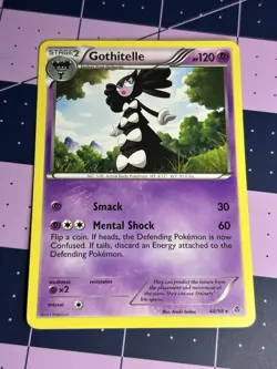 Pokemon Gothitelle TCG Regular Rare Card 48/98 Black & White Emerging Powers LP - Image 1