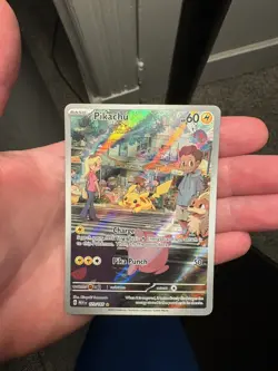 Pikachu 173/165 Pokemon 151 Scarlet & Violet Illustration Rare TCG Card - Image 1