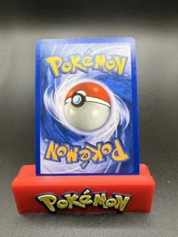 SWIRL Poliwrath 15/130 Holo Rare WotC Card Pokemon Base Set 2 LP QC6 - Image 4