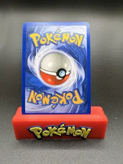 SWIRL Poliwrath 15/130 Holo Rare WotC Card Pokemon Base Set 2 LP QC6 - Image 5