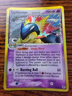 Typhlosion Holo Rare 2006 Pokemon Card 12/101 Dragon Frontiers MP! - Image 1