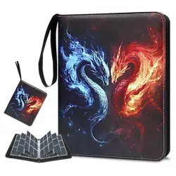 Card Binder 900 Pockets, Trading Card Binder 9 Pocket Card Collector Album Ca... - Image 1