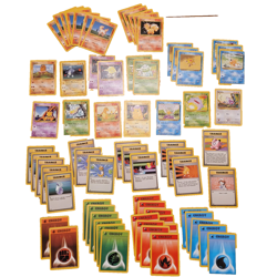 Pokemon Base Set Lot 71 Cards Vintage 1999 WOTC Charmander Squirtle Pikachu MP - Image 1