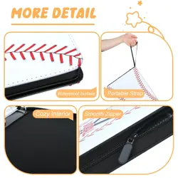 9 Pockets Trading Card Binder with 900 Double-Sided Pockets, PU Zipper Top Lo... - Image 4