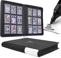 Top Loader Binder, Top Loader Binder for Cards, 9 Pocket, Holds 360 Toploader... - Image 1