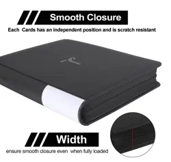 Top Loader Binder, Top Loader Binder for Cards, 9 Pocket, Holds 360 Toploader... - Image 5