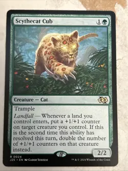Scythecat Cub Foundations Jumpstart Regular NM-M Unplayed MTG Pack To Sleeve - Image 1