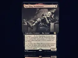 Rat King, Verminister #266 (Extended Art FOIL) - MTG Teenage Mutant Ninja Turtle - Image 1