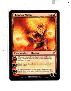 MTG SkeenAB Chandra Ablaze from Zendikar. NM. - Image 1