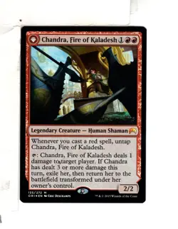 MTG SkeenAB Chandra Fire of Kaladesh PRERELEASE PROMO FOIL from ORI. NM. - Image 1