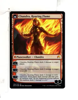 MTG SkeenAB Chandra Fire of Kaladesh PRERELEASE PROMO FOIL from ORI. NM. - Image 2