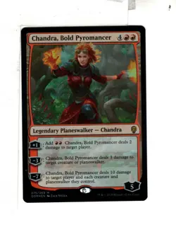 MTG SkeenAB Chandra Bold Pyromancer FOIL from Dominaria. NM. - Image 1