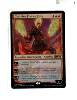 MTG SkeenAB Chandra Flame's Fury FOIL from M20. NM. - Image 1