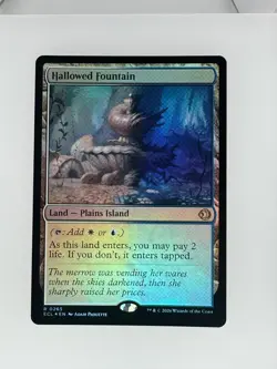 2026 Magic: The Gathering Lorwyn Eclipsed Hallowed Fountain (Foil) 265 NM - Image 1