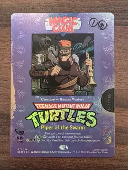 Piper of the Swarm FOIL MTG TMNT Secret Lair 7074 NM - Image 1