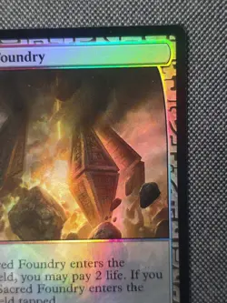 MTG Sacred Foundry Foil Zendikar Expedition English LP - Image 4