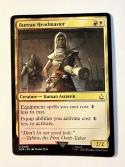 Bureau Headmaster Universes Beyond: Assassin's Creed MTG Non-Foil ACR NM - Image 1