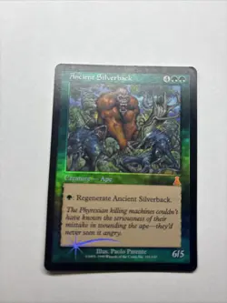 MTG Ancient Silverback- Urza’s Destiny- Rare- MP- FOIL - Image 2