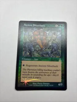 MTG Ancient Silverback- Urza’s Destiny- Rare- MP- FOIL - Image 3