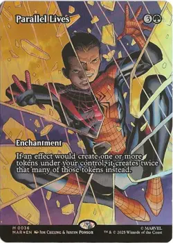 Parallel Lives Borderless Marvel Universe Spider Man Mythic 0036 - Image 1