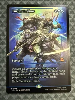 MTG Turtles in Time #0284 Foil Showcase M Teenage Mutant Ninja Turtles (TMT) - Image 2