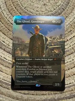 THE GHOUL, GUNSLINGER FOIL [Borderless] - Mythic - SLD Fallout Secret Lair MTG - Image 1