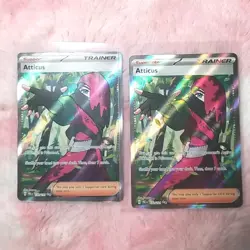 2X Pokemon Atticus - Ultra Rare SV: Prismatic Evolutions 133/131 2025 Card TCG - Image 1