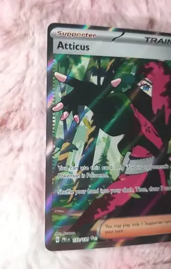 2X Pokemon Atticus - Ultra Rare SV: Prismatic Evolutions 133/131 2025 Card TCG - Image 3