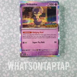 Pokemon Card Scarlet Violet Surging Sparks Indeedee Prerelease Deck Sealed - Image 1
