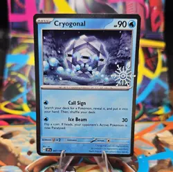 Cryogonal | 047/191 | Surging Sparks | Stamped Holiday Promo | Pokemon TCG - Image 1