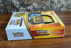 Pokemon TCG Shining Legends Pikachu Pin Collection New Factory Sealed SM76 2017 - Image 4
