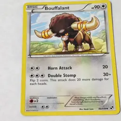 Pokemon Bouffalant – 90/114 – Black & White – Non-Holo Rare – NM/LP - Image 1
