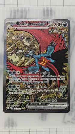 Pokemon Card TCG Roaring Moon EX 162/131 Sir Prismatic Evolutions Alt Art NM/M - Image 1