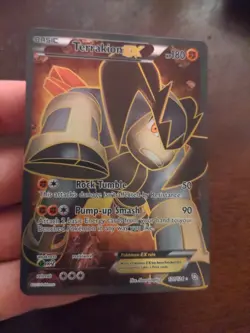 NM Pokemon TCG Dragons Exalted - Terrakion-EX (121/124) Full-Art Ultra Rare - Image 1
