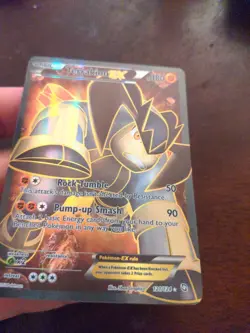 NM Pokemon TCG Dragons Exalted - Terrakion-EX (121/124) Full-Art Ultra Rare - Image 3