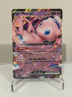 Mew EX 151/165 Holo Double Rare Scarlet & Violet 151 English Pokemon TCG - Image 1