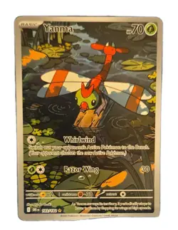Pokemon Yanma SV10 Destined Rivals 183/182 Illustration Rare Holo English 70HP - Image 1