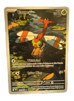Pokemon Yanma SV10 Destined Rivals 183/182 Illustration Rare Holo English 70HP - Image 2