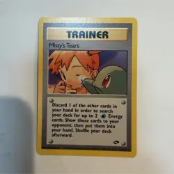 Pokemon TCG Misty's Tears 118/132 Gym Challenge Uncommon Regular Unlimited - Image 1
