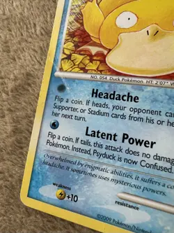 2009 Pokemon TCG Platinum Psyduck Lv.19 HP 60 Regular Non-holo 87/127 MP Crease - Image 2