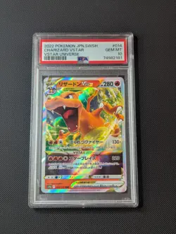Pokemon TCG Charizard VSTAR 014/172 S12a: Vstar Universe Holo (Japanese) PSA 10 - Image 1